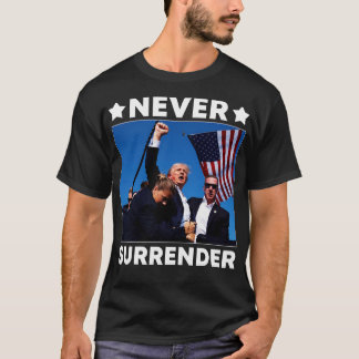 Mordförsök aldrig överge t shirt