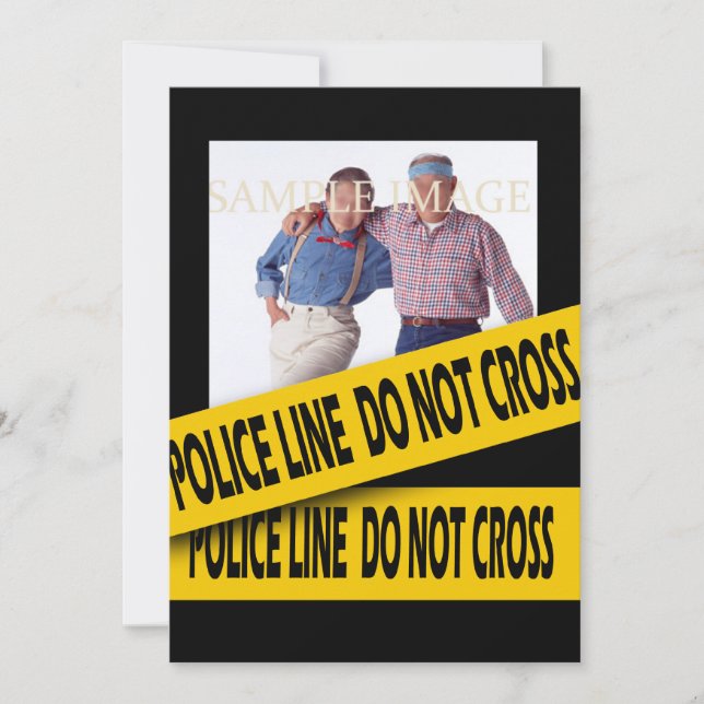 Mordgåta någon åldras födelsedag inbjudningar (Framsida)