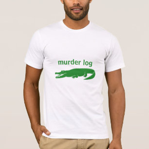 mordlogg, gullig alligator pun t shirt