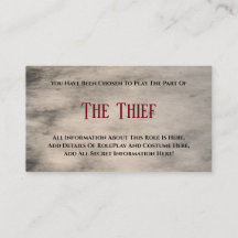 Mordmysteriespel "Tjuven"