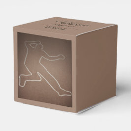Mordmysteriet "Outlines Body" Birthday Presentaskar