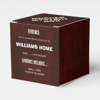 Mordmysterium Presentaskar