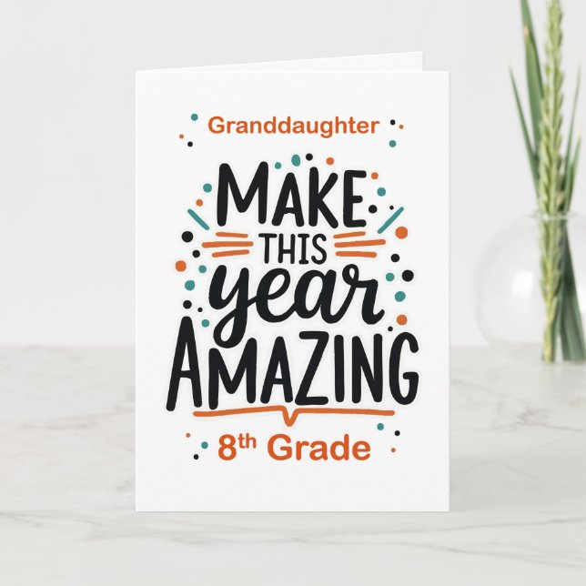 Mordotter Back to school 8:e Klass gör det här Kort (Framsida)