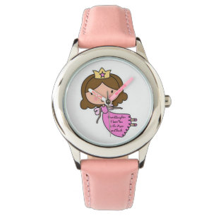 Mordotter Bezel Stainless Steel Watch/Princess Armbandsur