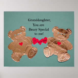 Mordotter, du är Beary Speciell för mig! Poster