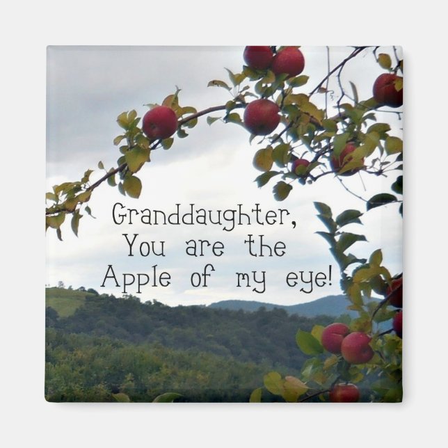 Mordotter, du är min öga äpple! magnet (Framsidan)