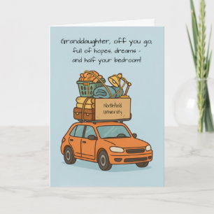 Mordotter Funny Av till Colleg Car Anpassade Kort