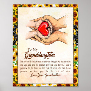 Mordotter Gift Kärlek Grandmor Family Group Poster
