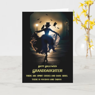 Mordotter Halloween med Dancing Voodoo Dam Kort