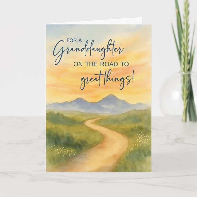 Mordotter Heartfilt Av till College Mountain Kort (Framsida)