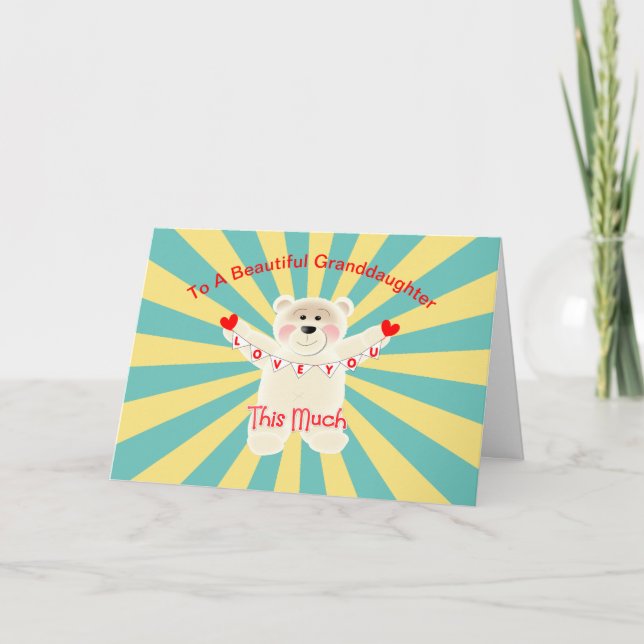 Mordotter Kärlek You Cute Nalle Kort (Framsida)