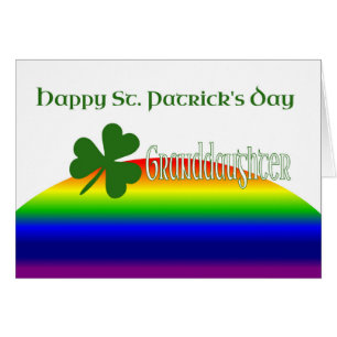 Mordotter Lycklig St. Patrick's Day Hälsningskort