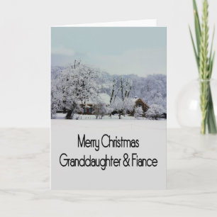 Mordotter- och Fiance God jul-kort Helgkort