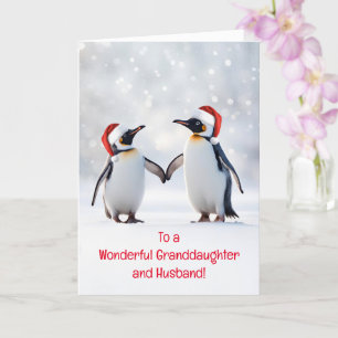 Mordotter och Make Cute Cute Couple Penguins Kort