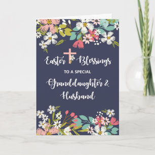 Mordotter och Make Påsk Blessings Kort