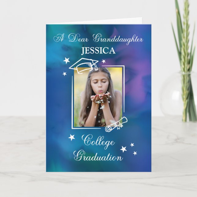 Mordotter Personalize College Graduation Quote Kort (Framsida)