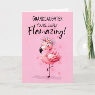 Mordotter som säger hej med Flamingo Fabulous Roli Kort