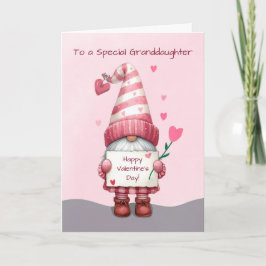 Mordotter Valentines day Gnome med Hearts Kort