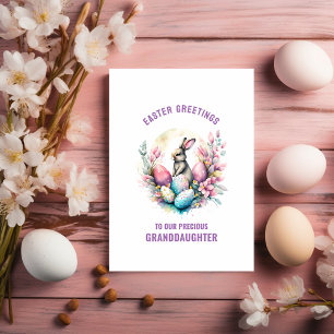 Mordottern Bunny påsk Hälsning + Ägg Kort