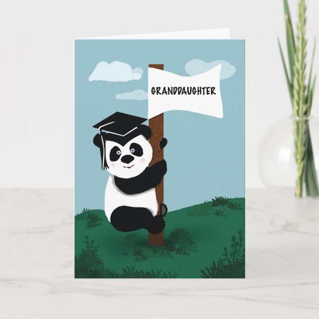 Mordottern Studenten Panda-klättervallen Kort (Framsida)