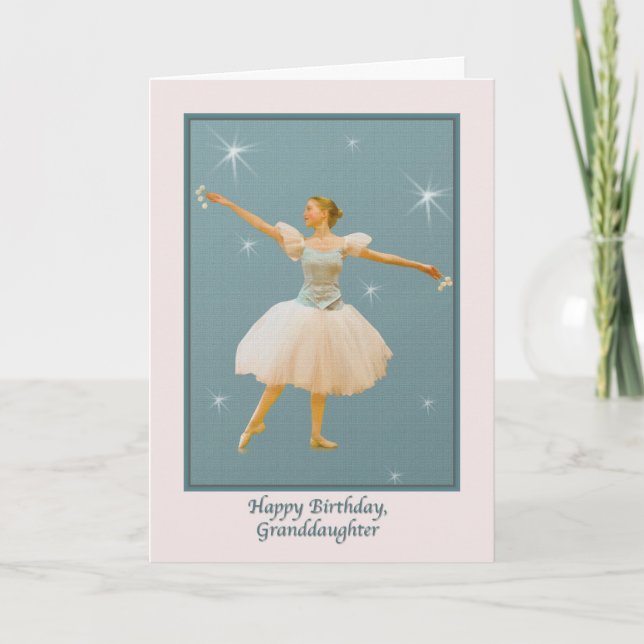 Mordotters födelsedag, Ballet Dancer Kort (Framsida)