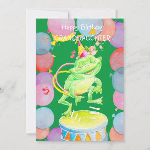 Mordotters födelsedagskort. tack kort