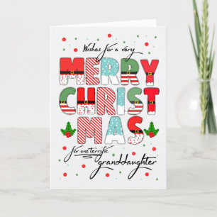 Mordotters God jul dekorerad frisyr Helgkort