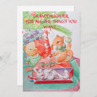 Mordotters julhälsningskort julkort