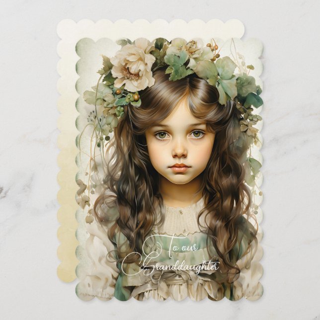 Mordotters Mörk Hjärtat Girl Önskemål (Fram/baksida)