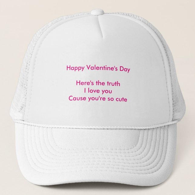Mordotters sonvalentins dag truckerkeps (Framsida)