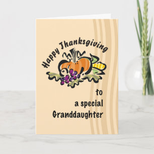 Mordotters Thanksgiving med Pumpkin Kort