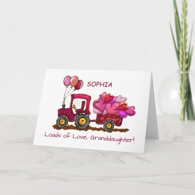 Mordotters Valentines day-laster från Kärlek Heart Kort (Framsida)
