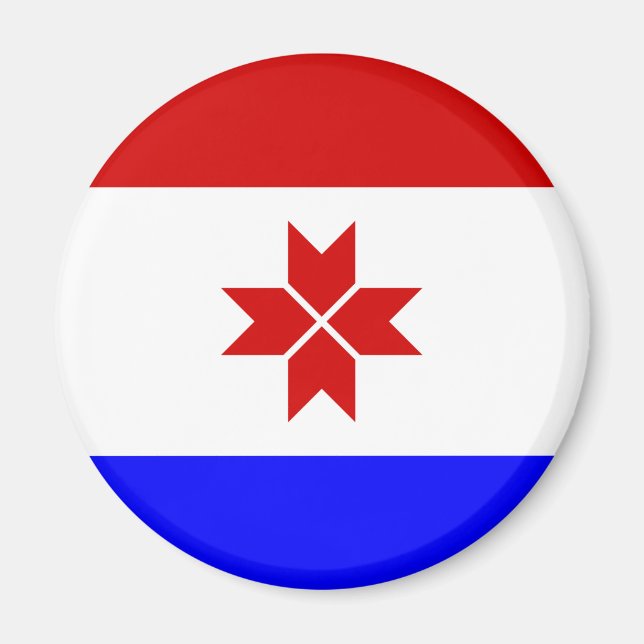 Mordovia Flagga Magnet (Framsidan)