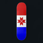 Mordovia Flagga Mini Skateboard Bräda 18,5 Cm<br><div class="desc">Patriotisk flagga av Mordovia.</div>