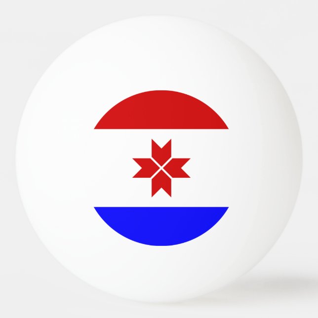 Mordovia Flagga Pingisboll (Framsidan)