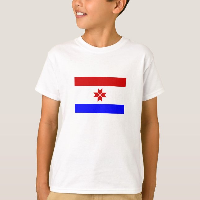 Mordovia Flagga T Shirt (Framsida)