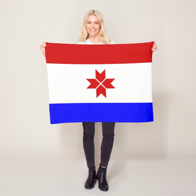 Mordovias flagga fleecefilt (På plats)