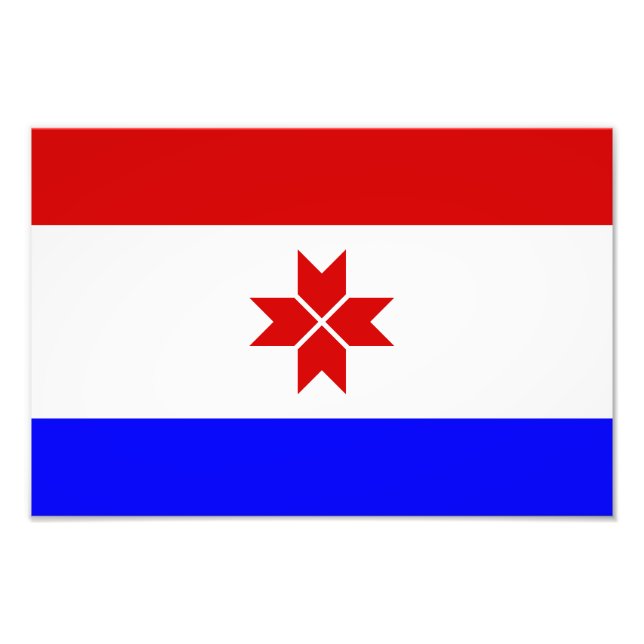 Mordovias flagga fototryck (Framsidan)