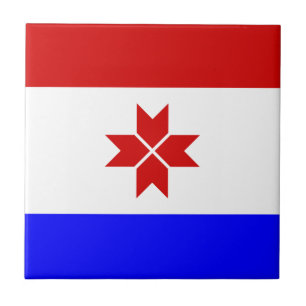 Mordovias flagga kakelplatta
