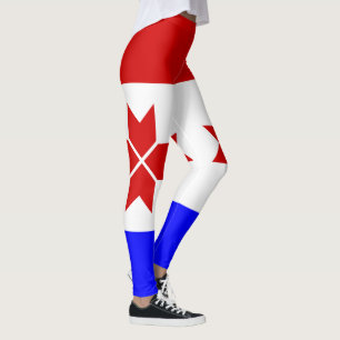 Mordovias flagga leggings