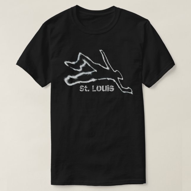 Mordscen i texten t shirt (Design framsida)
