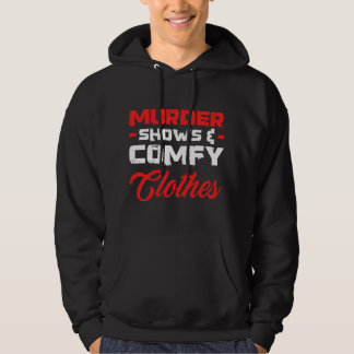 Mordshower & Mysiga Kläder Rolig Rättsmedicinsk TV Hoodie