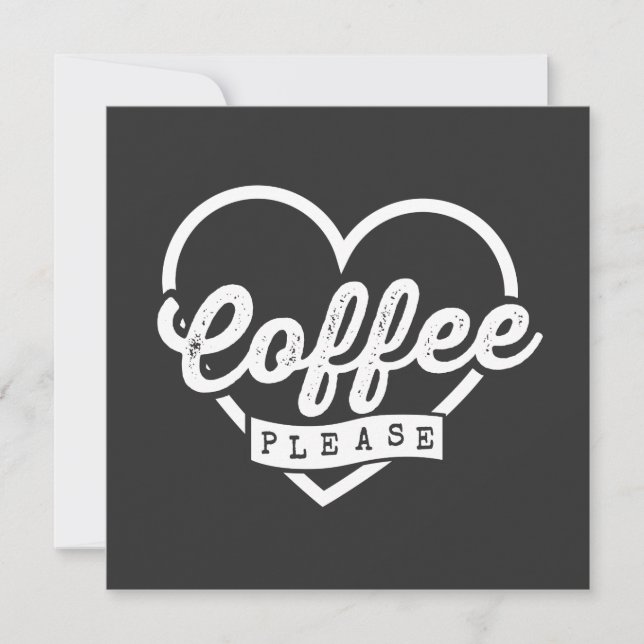 MORE COFFEE PLEASE INBJUDNINGAR (Framsida)