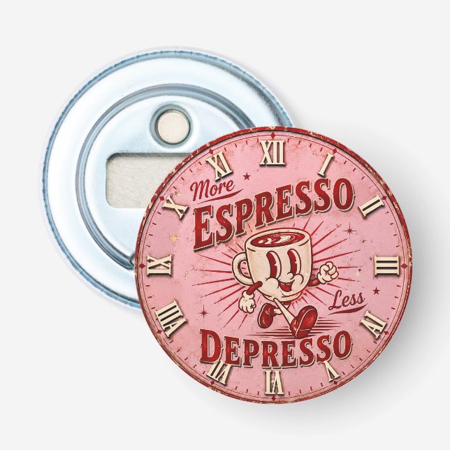 More Espresso Less Depresso Flasköppnare (Framsidan)