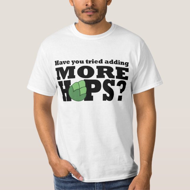 More Hops? Tee (Framsida)