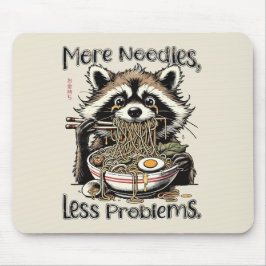 More noodles less problems raccoon eating ramen musmatta