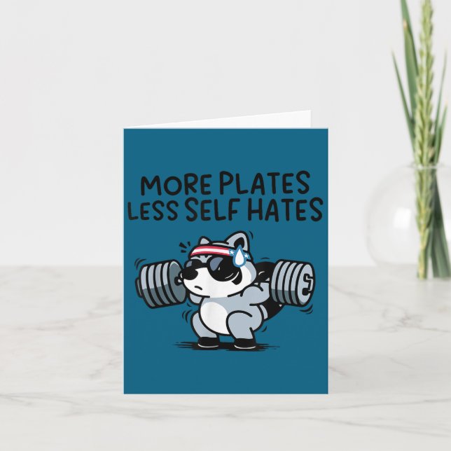 More Plates Less Self Hates Ssum Gym  Kort (Framsida)