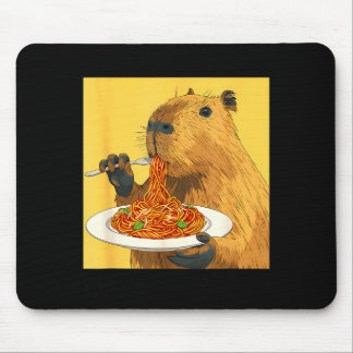 More Spaghetti Less Upsetti Capybara Illustration Musmatta