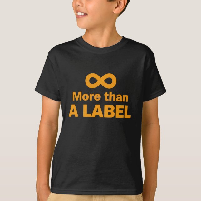 More Than a Label – Neurodiversity Pride T-Shirt (Framsida)