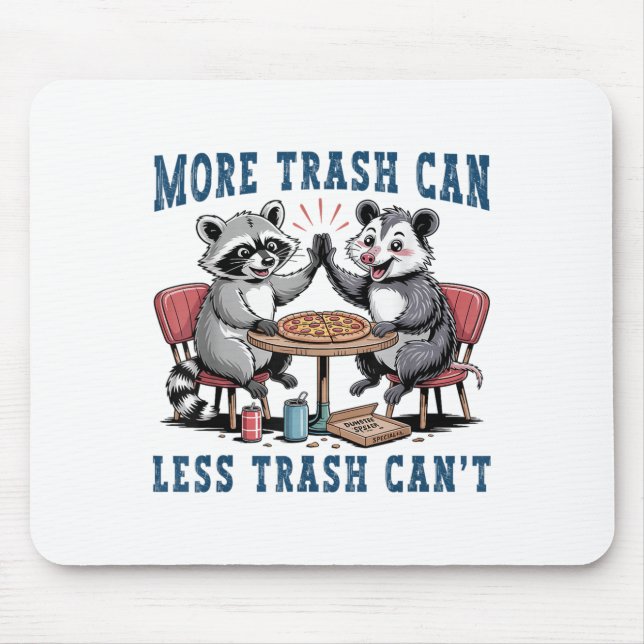 More Trash Can Less Trash Can't Funny Raccoon Ssum Musmatta (Framsidan)